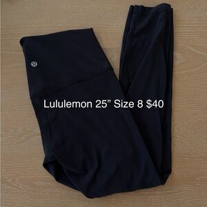 lululemon athletica align Black Leggings